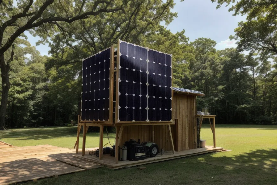 Close-up of the black solar collector plate inside the cedar-framed DIY dehydrator box